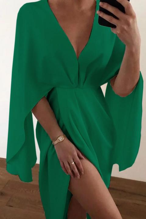 Elegante mini abito con spacco  Coccolia, verde