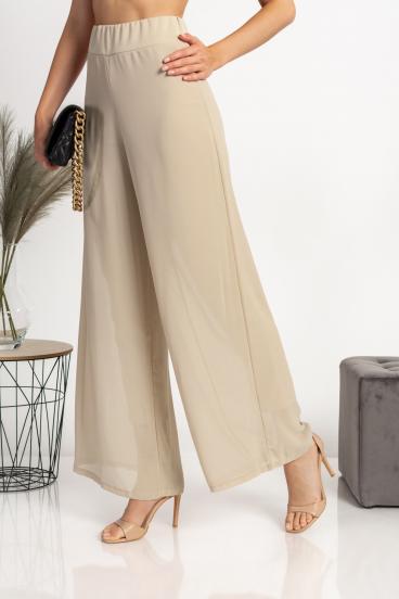 Pantaloni lunghi eleganti Veronna, beige