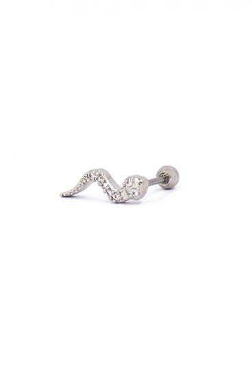 Mini orecchino elegante, ART1002, colore argento