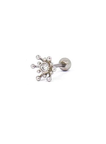 Mini orecchino elegante, ART952, colore argento