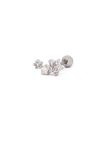 Mini orecchino elegante, ART963, colore argento