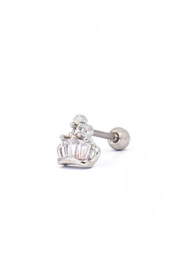 Mini orecchino elegante, ART953, colore argento
