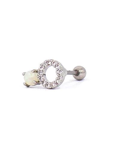 Mini orecchino elegante, ART955, colore argento
