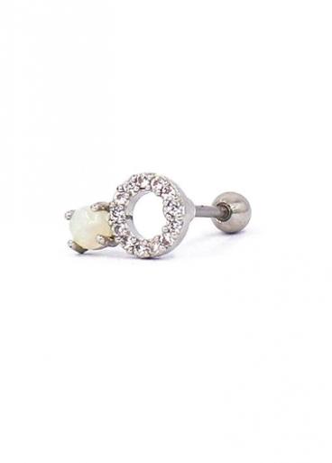 Mini orecchino elegante, ART955, colore argento
