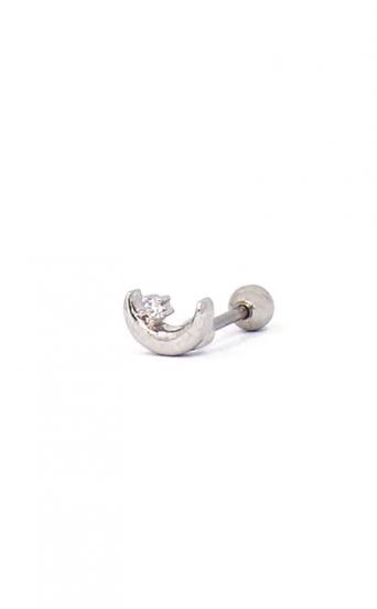 Mini orecchino elegante, ART948, colore argento