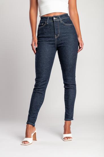 "Luxe Jeans" Jeans skinny super elasticizzati a vita alta