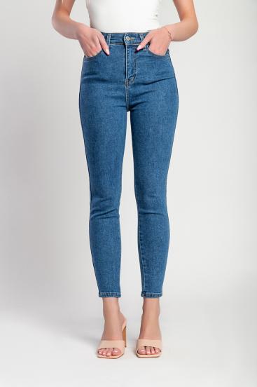 "Luxe Jeans" Jeans skinny super elasticizzati a vita alta