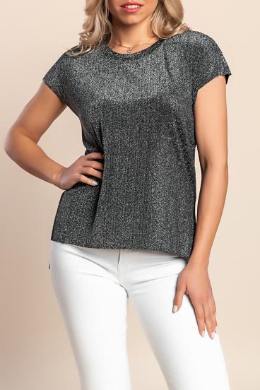 T-shirt ampia, nera