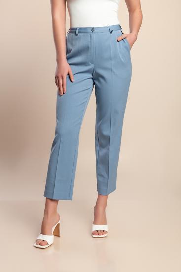 Pantaloni taglie forti 7/8, blu