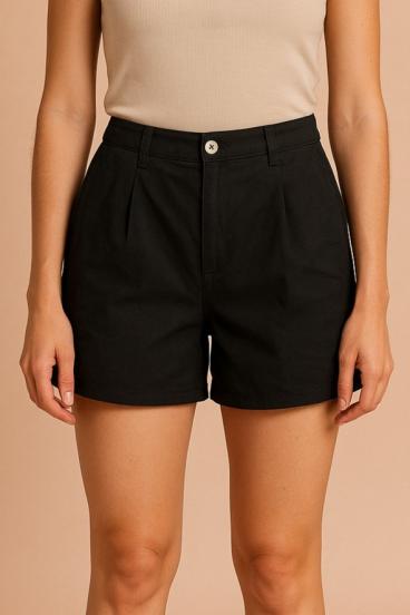 Pantaloncini in cotone, neri