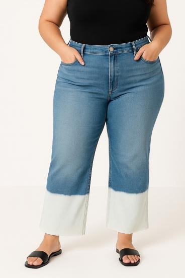 Jeans taglia forte, azzurro chiaro