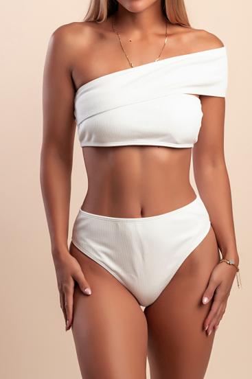 Costume da bagno due pezzi, bianco