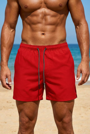 Costumi da bagno da uomo, rosso