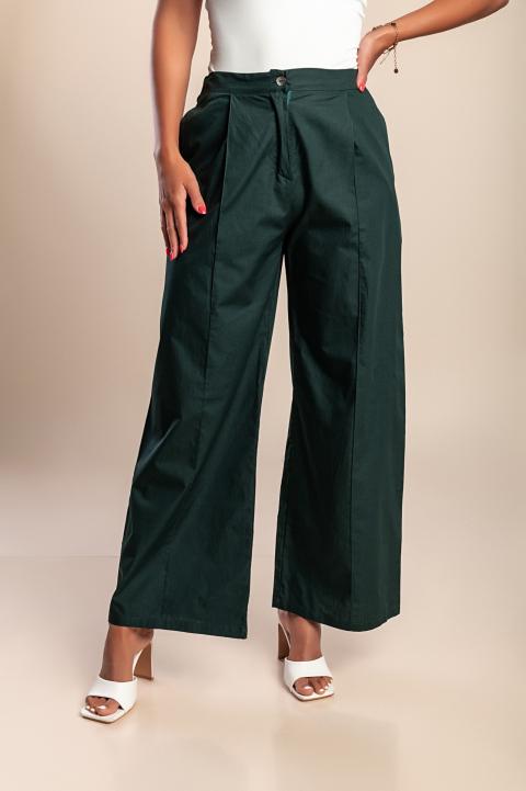 Pantaloni di cotone, verdi