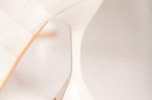 Stivaletti con tacco alto Lomas, bianco
