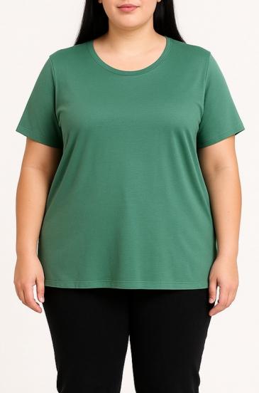 T-shirt in viscosa, verde