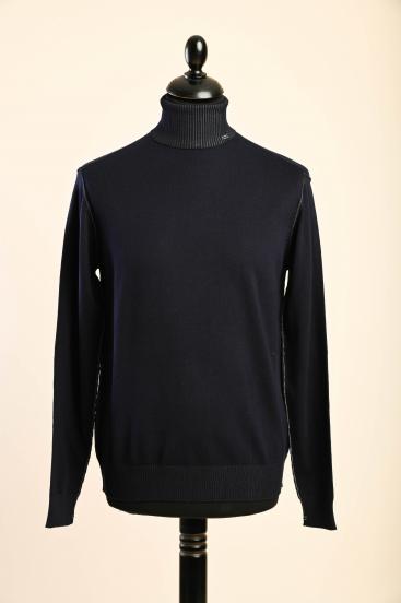 Maglione da uomo, blu scuro