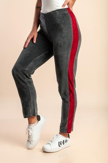 Pantaloni di cotone, grigio