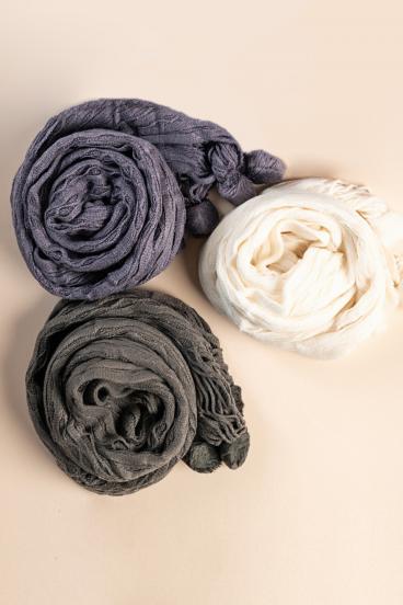 Set di 3 sciarpe, multicolore
