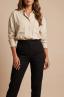 Camicia in Viscosa, Crema