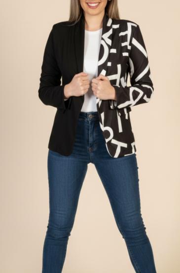 Blazer, nero e bianco