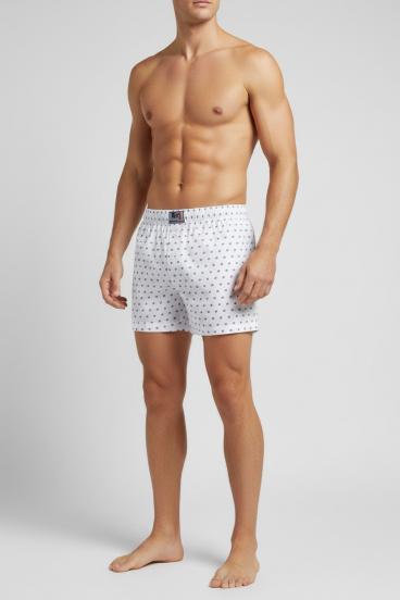 Boxer da uomo in cotone, bianco