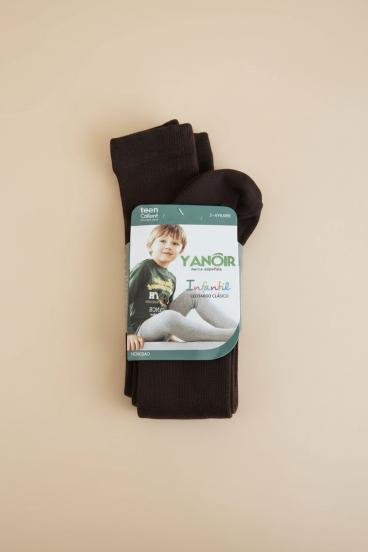 Collant di cotone per bambini, 2-4 anni, marrone