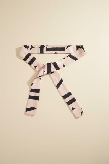 Cintura stampata, beige