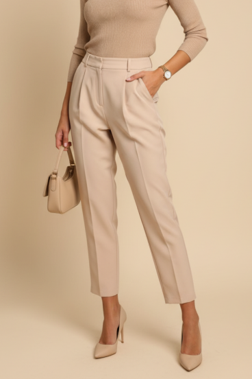 Pantaloni eleganti, beige