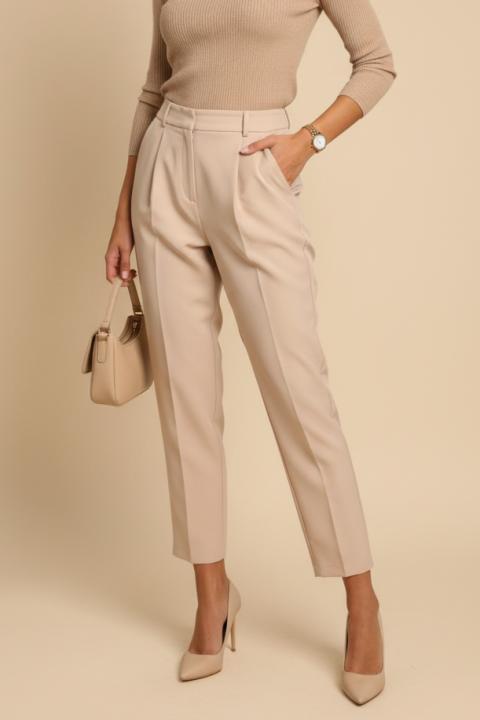 Pantaloni eleganti, beige