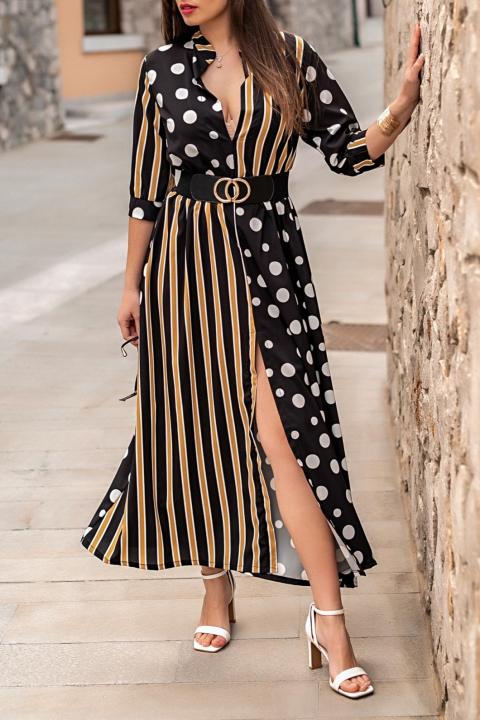 La modella nella foto è alta 170 cm e indossa la taglia S.