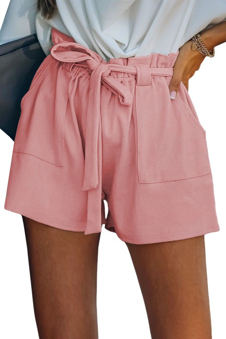 Shorts con tasche applicate Marrone Farfetch Abbigliamento Pantaloni e jeans Shorts Pantaloncini 